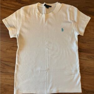 Ralph Lauren White Short Sleeve Tee Classic Cotton